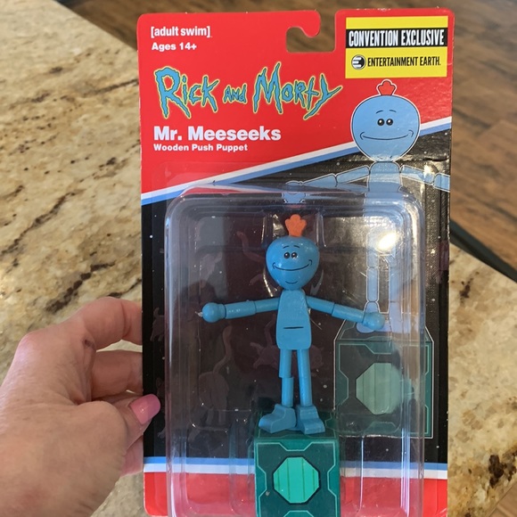 Mr. Meeseeks Wooden Push Puppet - Picture 2 of 6